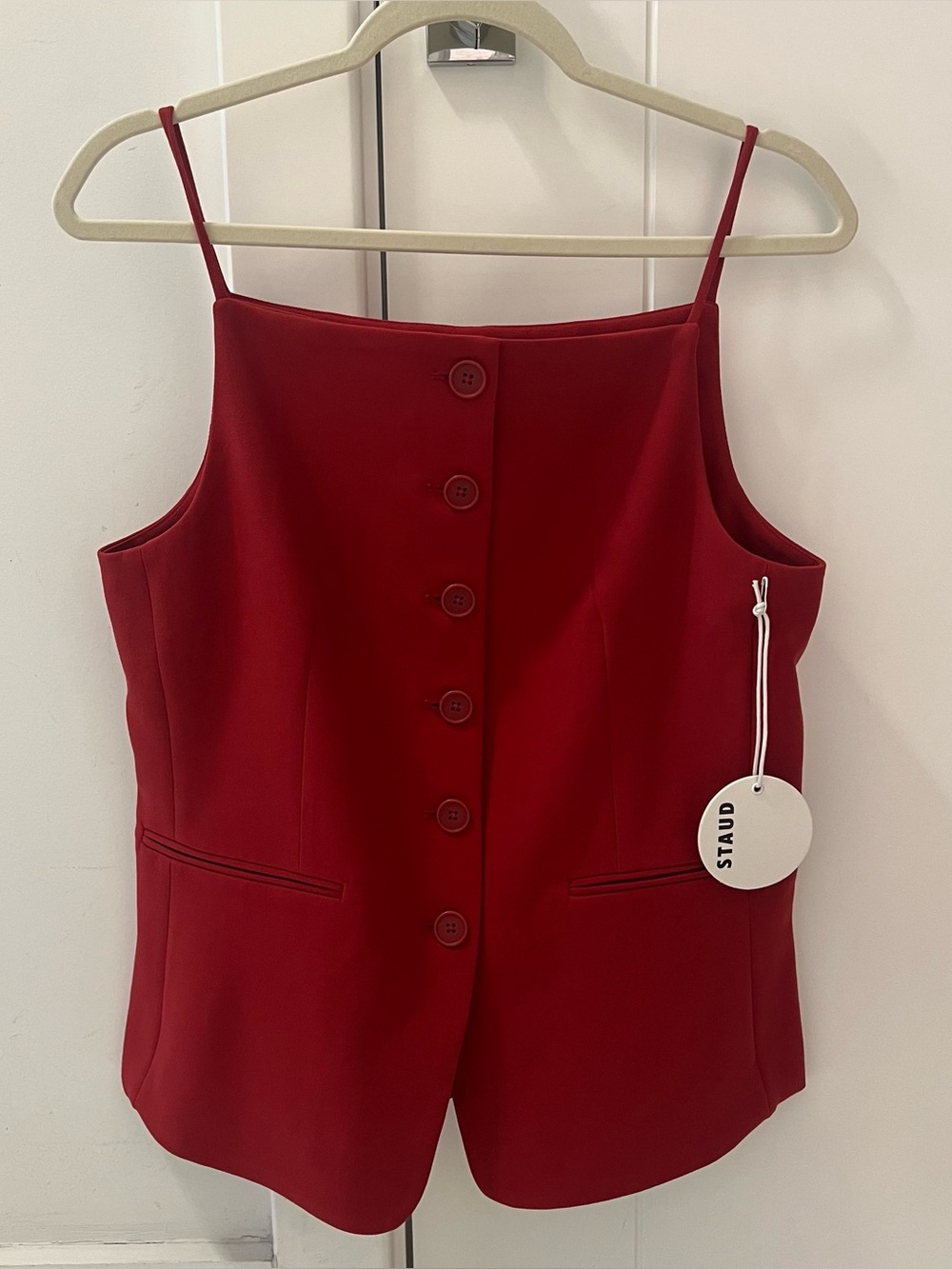 STAUD Una Top- Size M; New with Tags